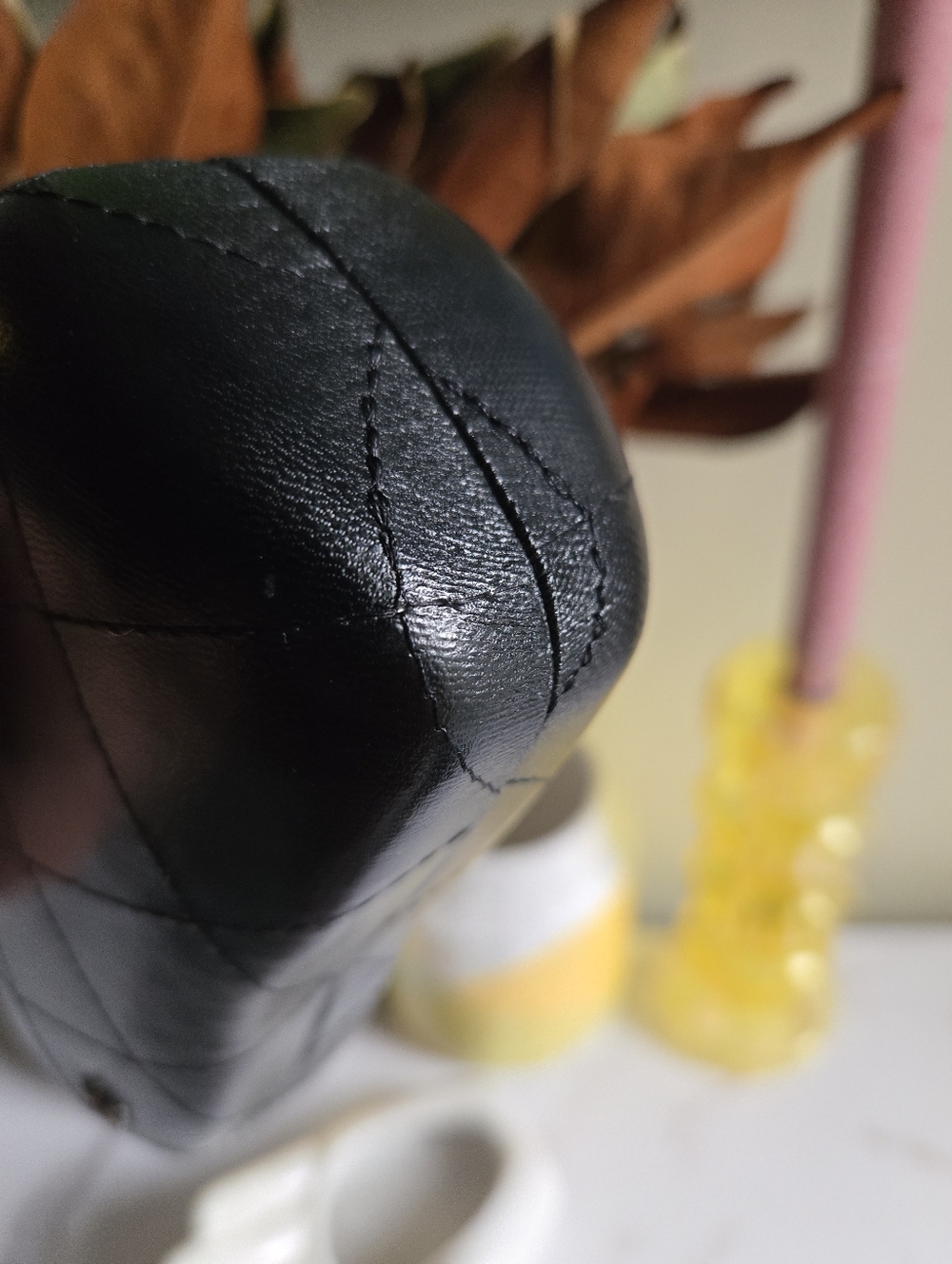 GUC Chanel Black Quilted Leather Sunglasses Case - Picture 7 of 9